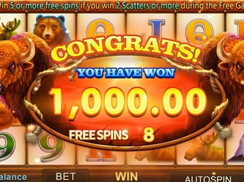 Cơ chế nổ hũ “Bò Rừng Tấn Công” siêu giá trị trong game